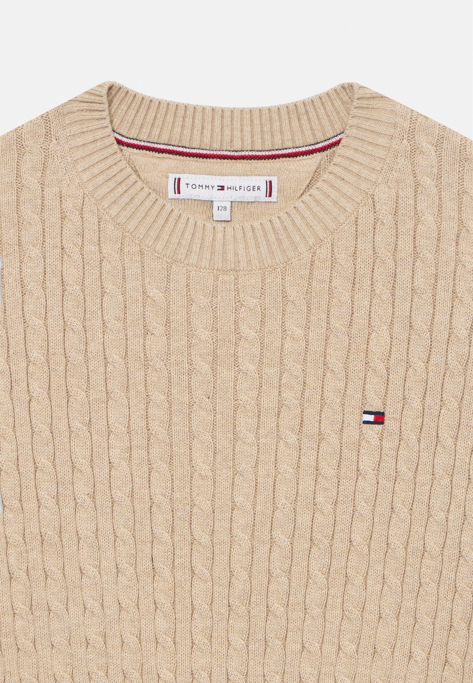 Tommy Hilfiger CABLE SWEATER - Trui - malted milk