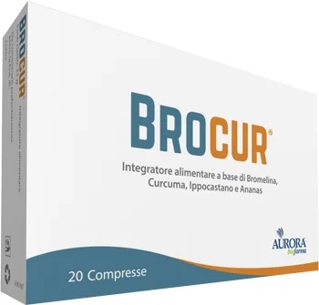 Brocur Bromelain voedingssupplement 20 tabletten voor microcirculatie