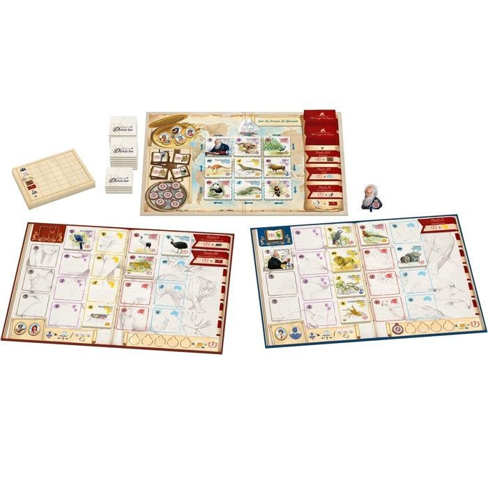 Board game - GIGAMIC - In the Footsteps of Darwin - 2 to 5 players - 30 minutes - Educational
