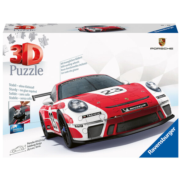 3D παζλ, Porsche 911 GT3 Cup, σχέδιο Σάλτσμπουργκ