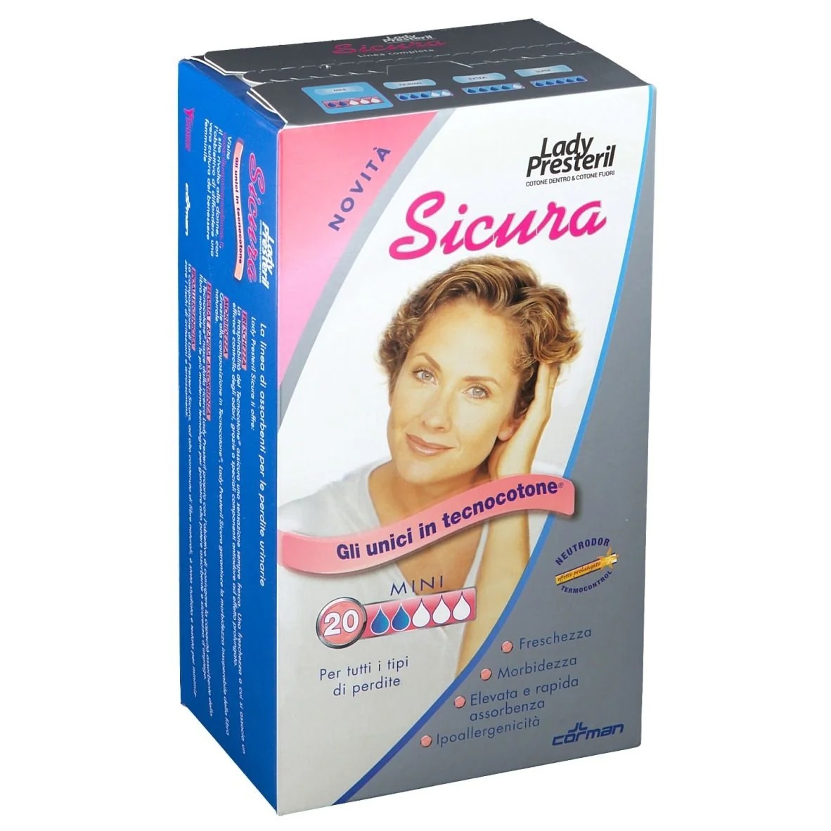 Lady Presteril Veilige Mini maandverbandjes, 20 stuks