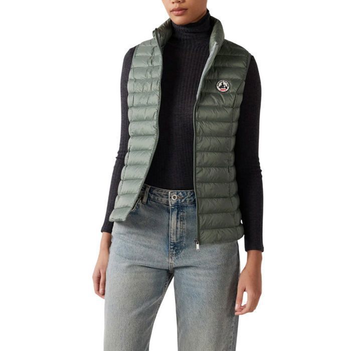 Jaqueta puffer sem mangas feminina Jott SEDA BASIC