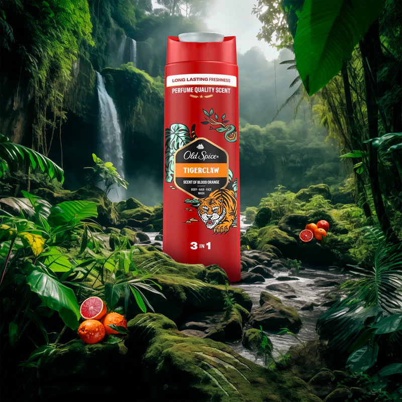 Sprchový gél Old Spice Tigerclaw na tvár, telo a vlasy pre mužov