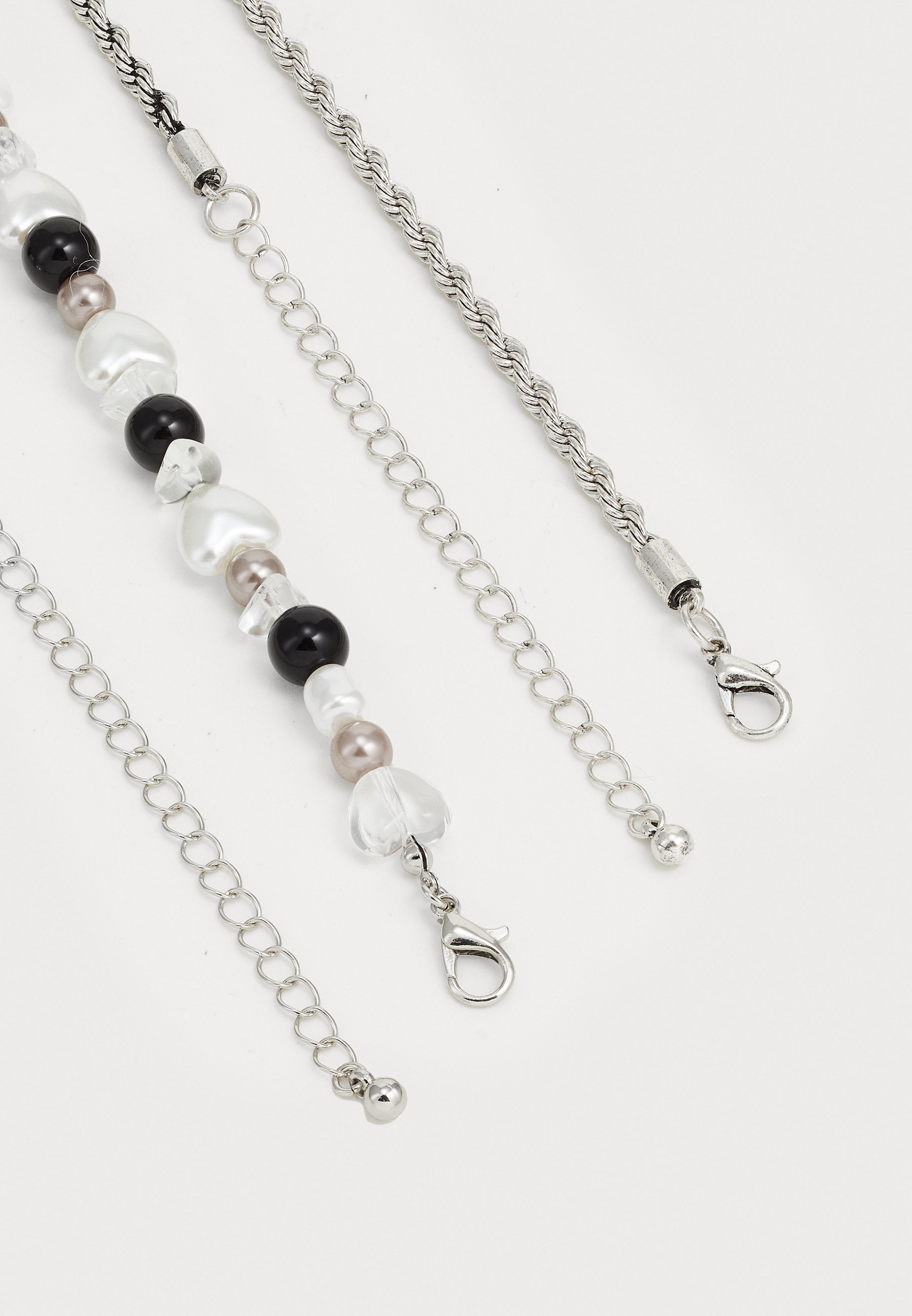 YOURTURN UNISEX 2-PACK - Halsketting - zilverkleurig
