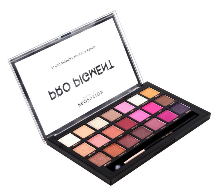 Paleta sjenila za oči Pro Pigment, 21 nijansa, četkica Palete sjenila za oči i šminka