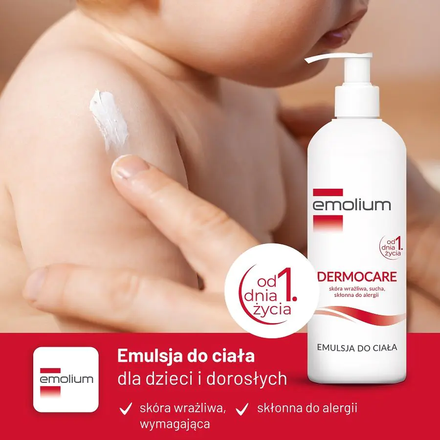 Emolium emulsja do ciała, do skóry suchej i atopowej