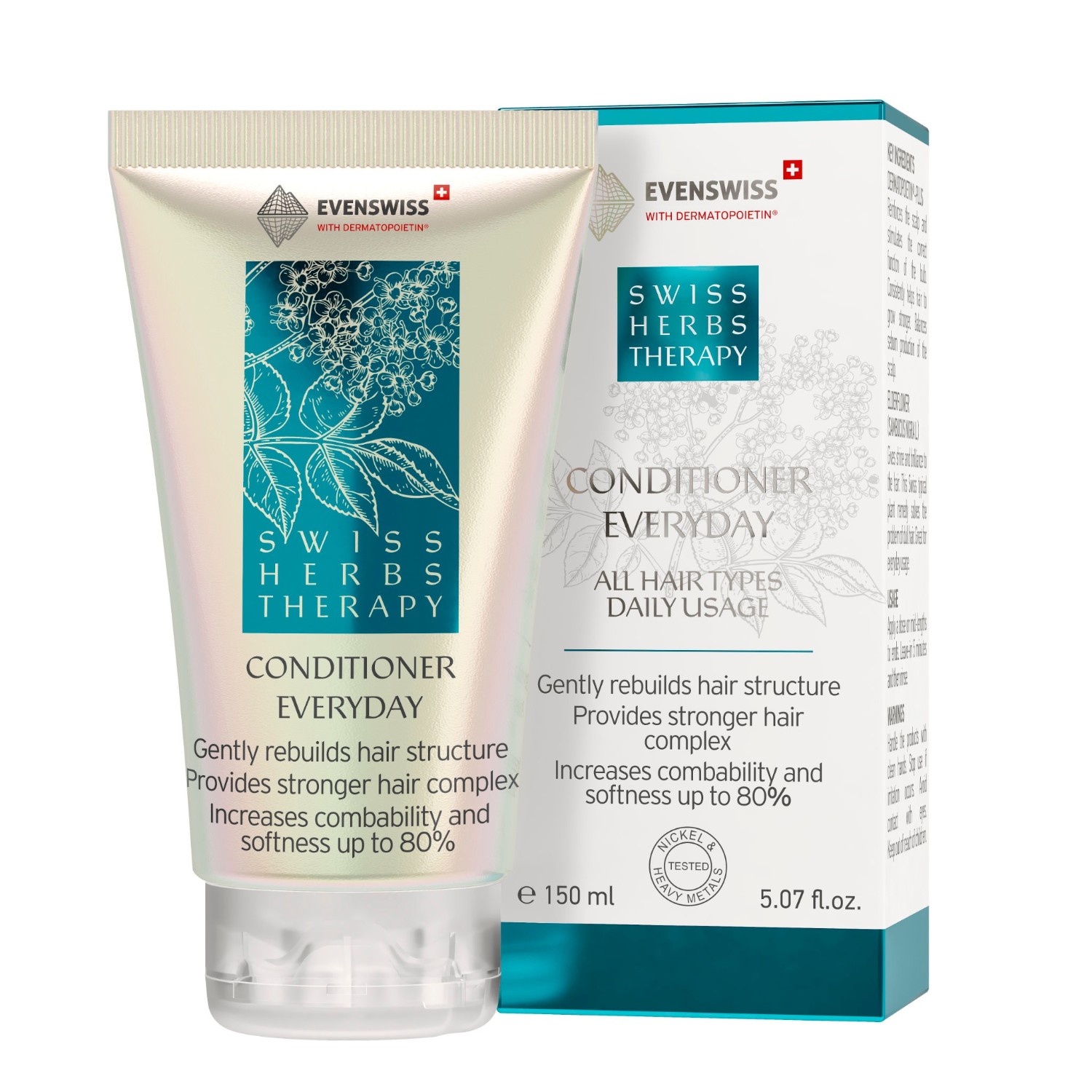 Unwash Conditioner Everyday - Swiss herbs therapy