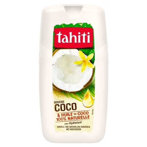 Gel za tuširanje s kokosom Tahiti i kokosovim uljem<br>250ml - Normalna koža