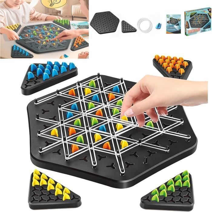 Triggle Game, Elastic Triggle Game, Classic Strategy Board Game The Collection, Interactive Triangular Chain Chess