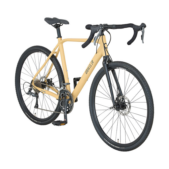 Ποδήλατο Gravel GravelerFit, μπεζ άμμου