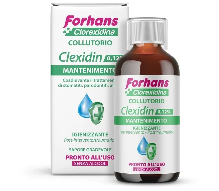 FORHANS Forhans Clexidin 0,12 % alkoholfreies Mundwasser 200 ml