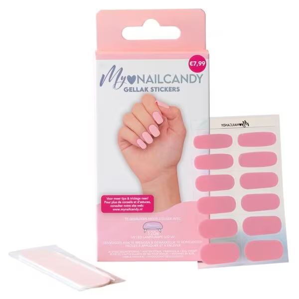 Nalepke za gel lak My Nailcandy Baby Pink<br>