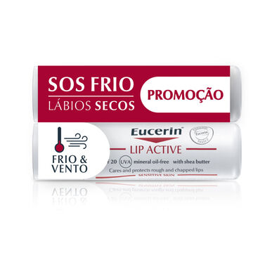 Eucerin Lip Active Dubbelpak SPF 20 2 x 4,8 g