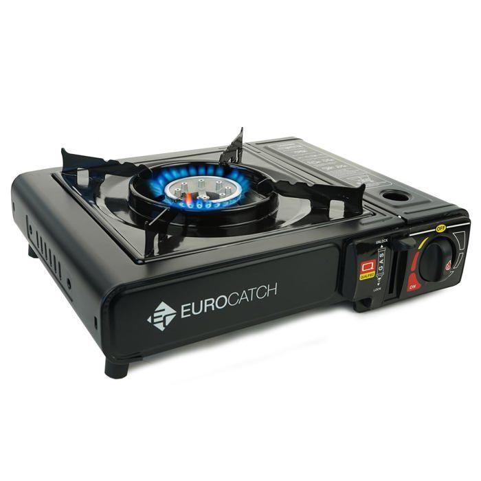 Cocina de gas Eurocatch - Incluye 12 cartuchos de gas - Estufa de gas