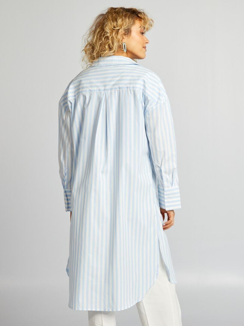 Camisa comprida - AZUL