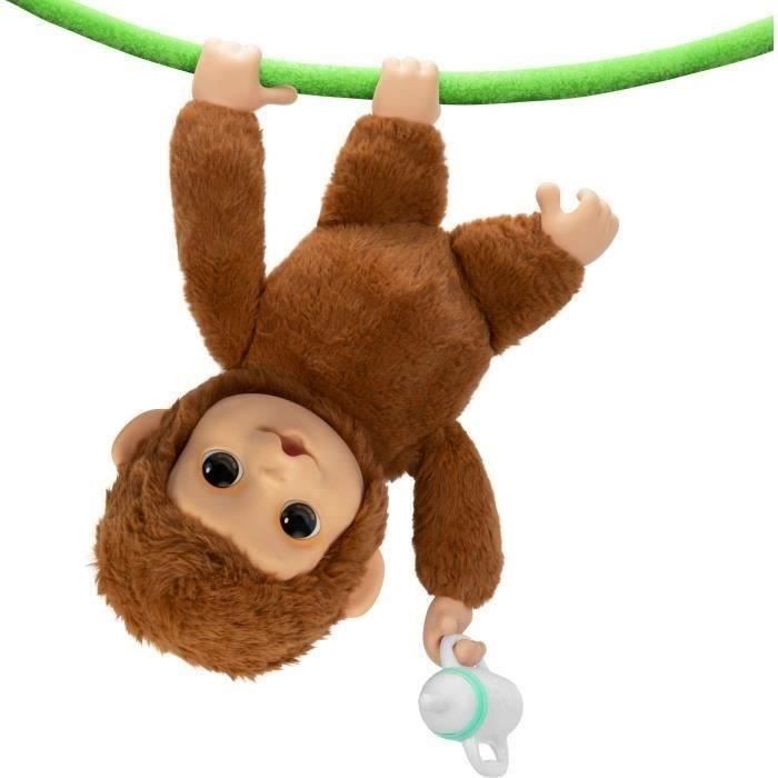 Meu Bebê Macaco - MOOSE TOYS - PEQUENOS ANIMAIS DE ESTIMAÇÃO VIVOS - Macaco interativo com acessórios
