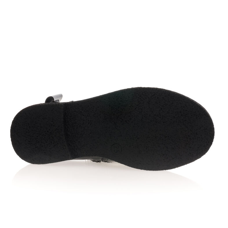 Schwarze Mädchenstiefel/Stiefeletten