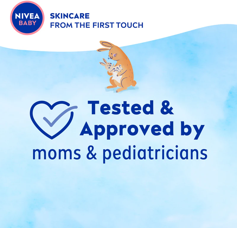 Lenços umedecidos suaves para bebês NIVEA BABY Soft & Cream