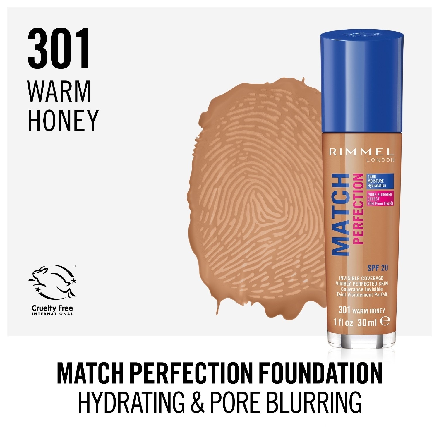 Rimmel London Foundation Match Perfection tekući puder - 1 ml