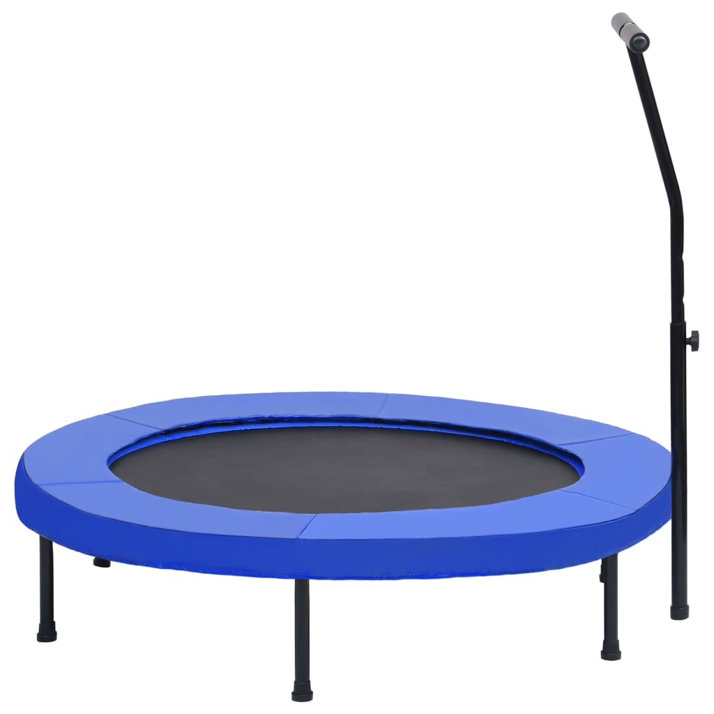Vidaxl 122 cm Fitness-Trampolin mit Haltegriff und Sicherheitspolster