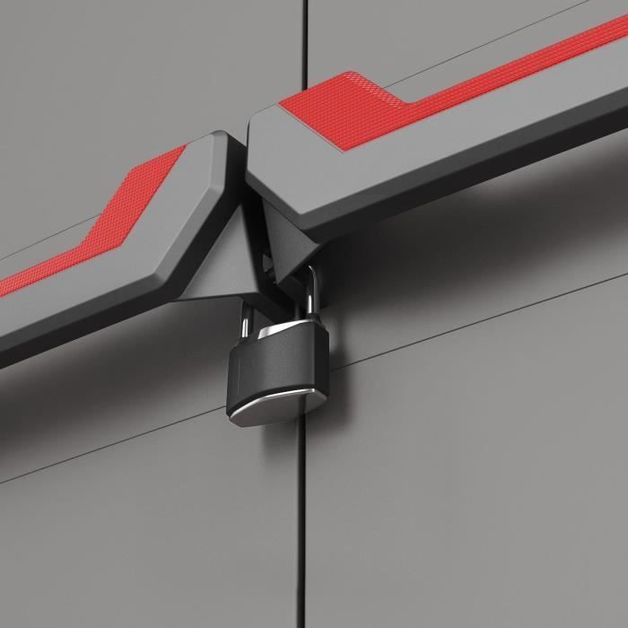 Armário utilitário - KETER - STILO - 39 x 68 x 173 cm - Cinza