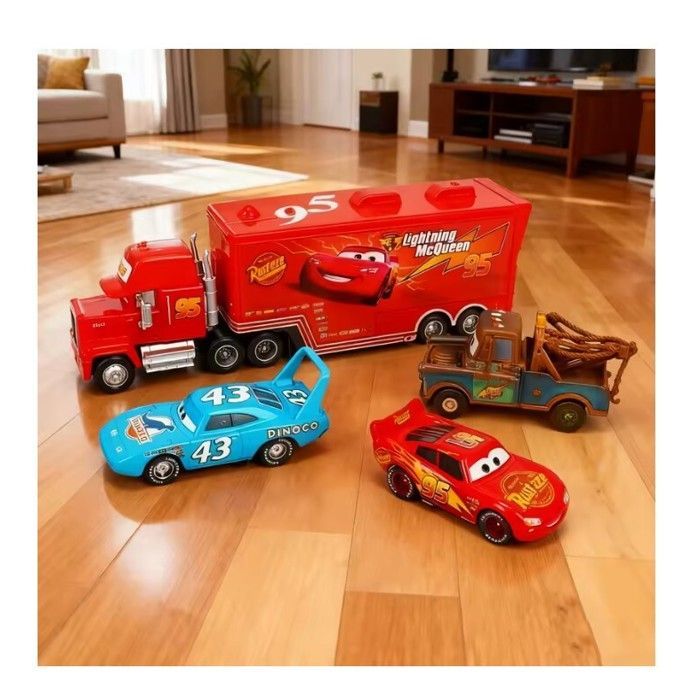 Coffret 12 Voitures Film Cars Métal Moulé  Véhicules Miniatures Flash Mcqueen Jouet Enfant Collection