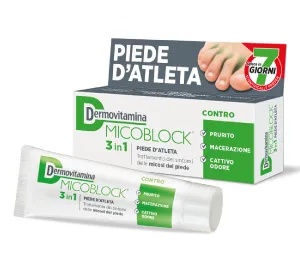 DERMOVITAMINA Dermovitamina MicoBlock crème 30 ml Huidschimmel en voetschimmel