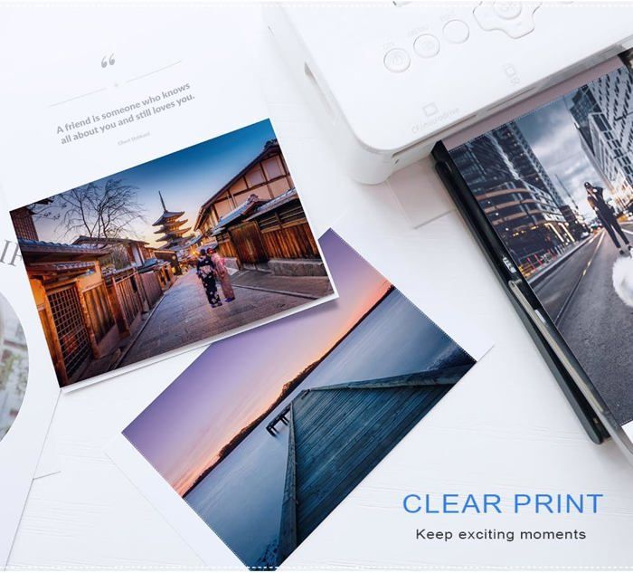 Vervangende cartridge en papier voor Canon Selphy CP1500, compatibel met Selphy CP1500 en CP1300.