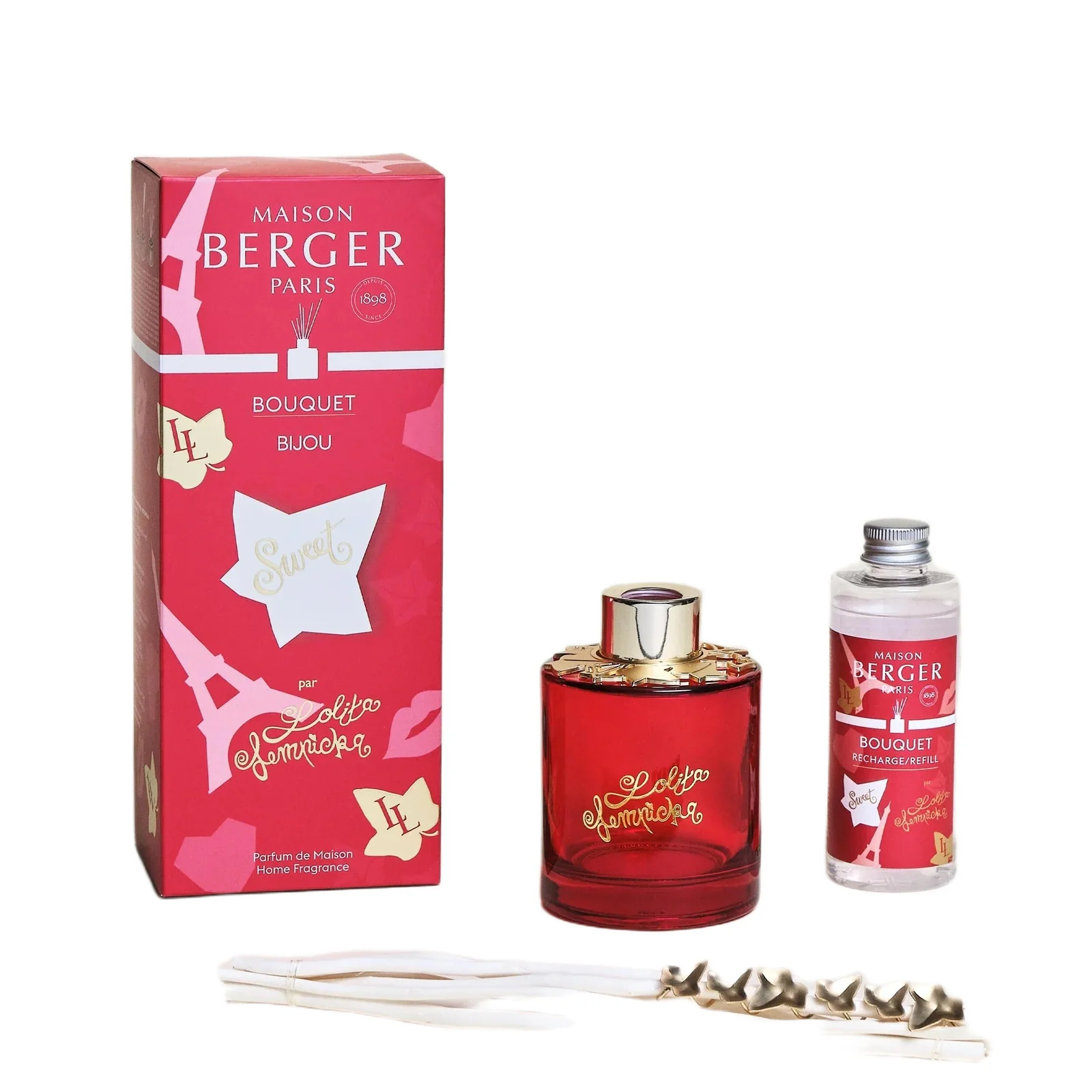 Bouquet Parfumé LOLITA LEMPICKA SWEET - Diffusore e Ricarica - Diffusore di Profumo, Profumo per Diffusore