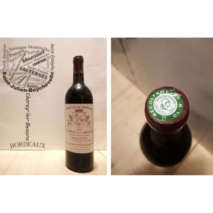 Château la Bridene 1994 - Saint-Julien - Cru Bourgeois - 1 x 75 cl - Tinto