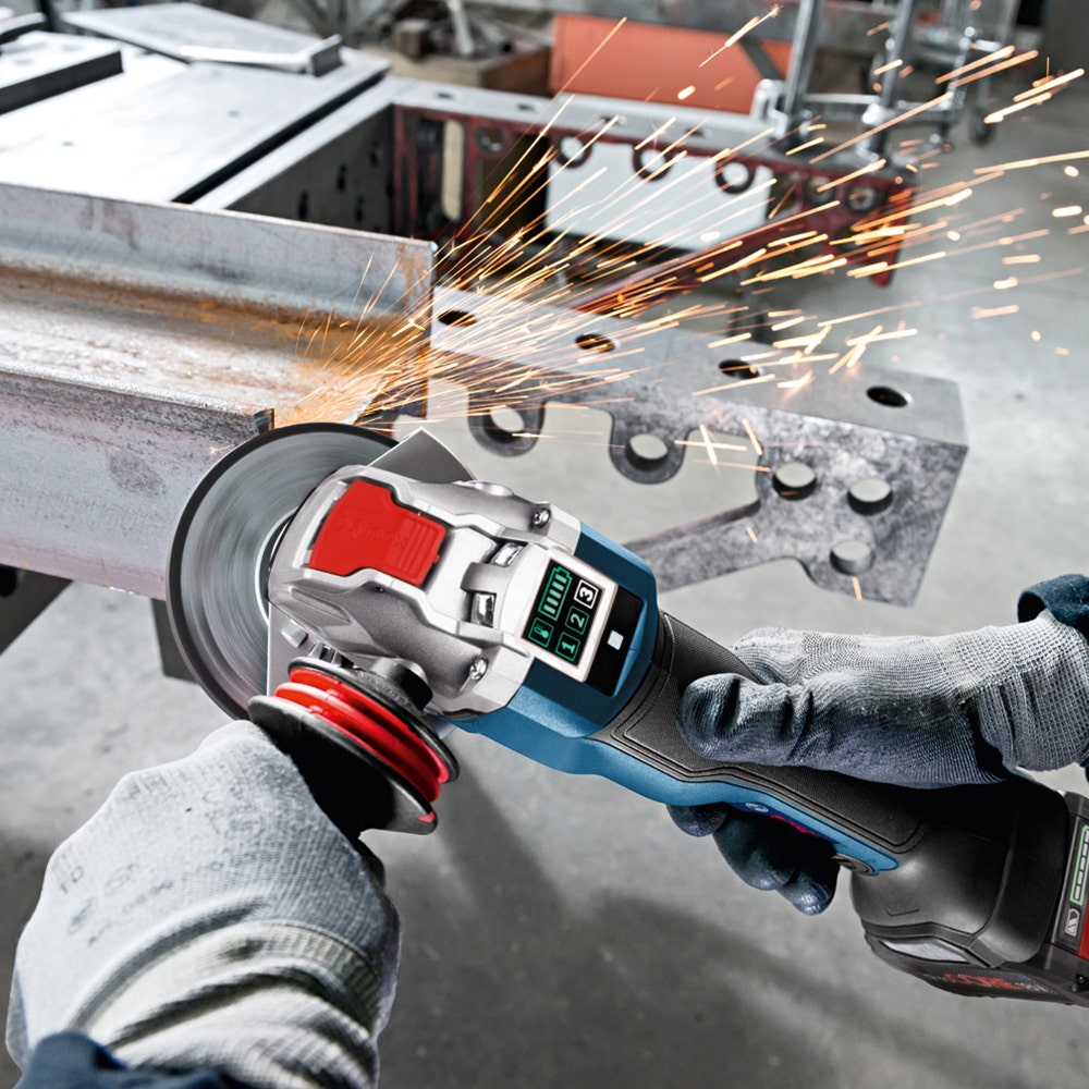 Bosch X-LOCK 18V børsteløs vinkelsliper 125mm Skin GWX 18V-10 PSC 06017B0800