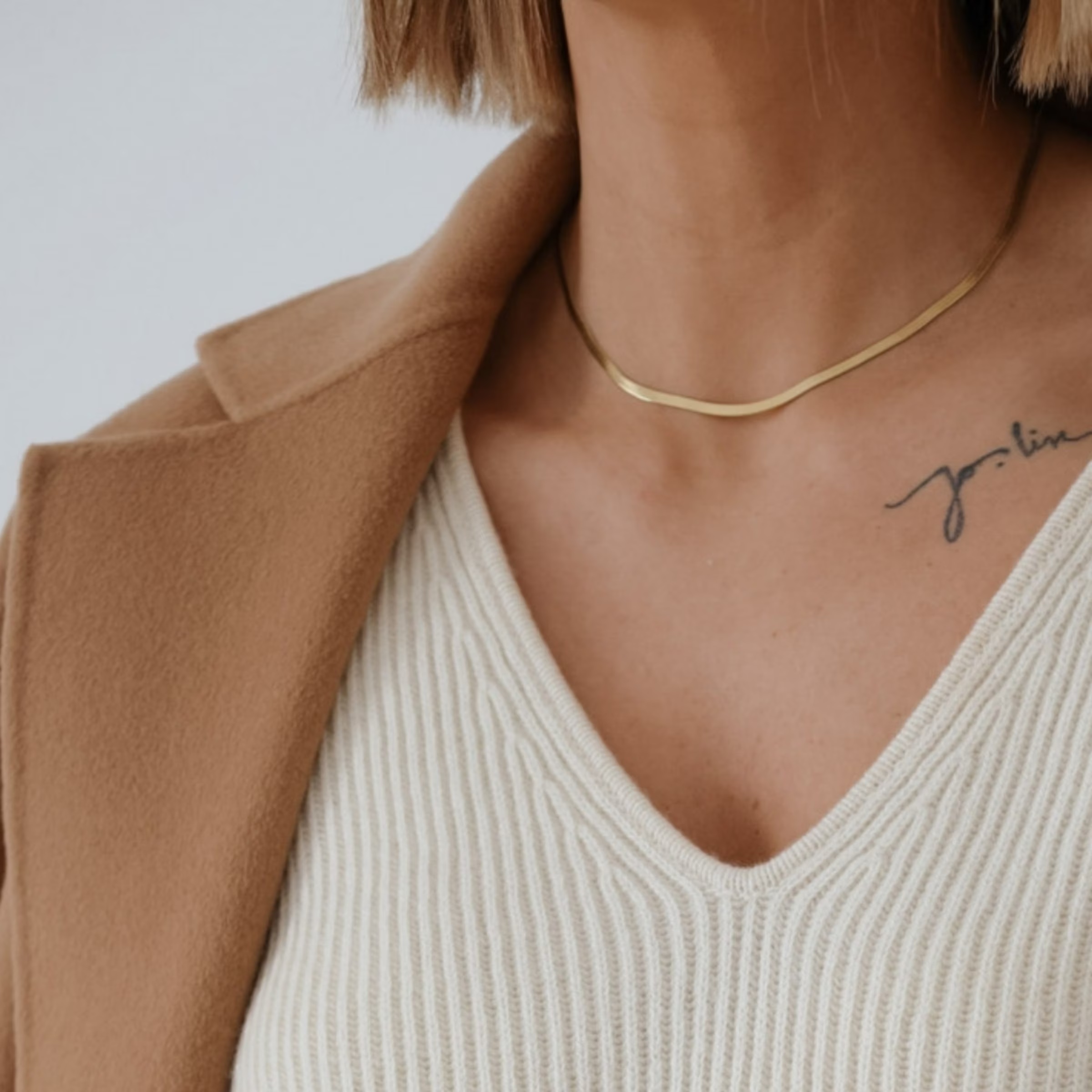 Collier Serpent Or