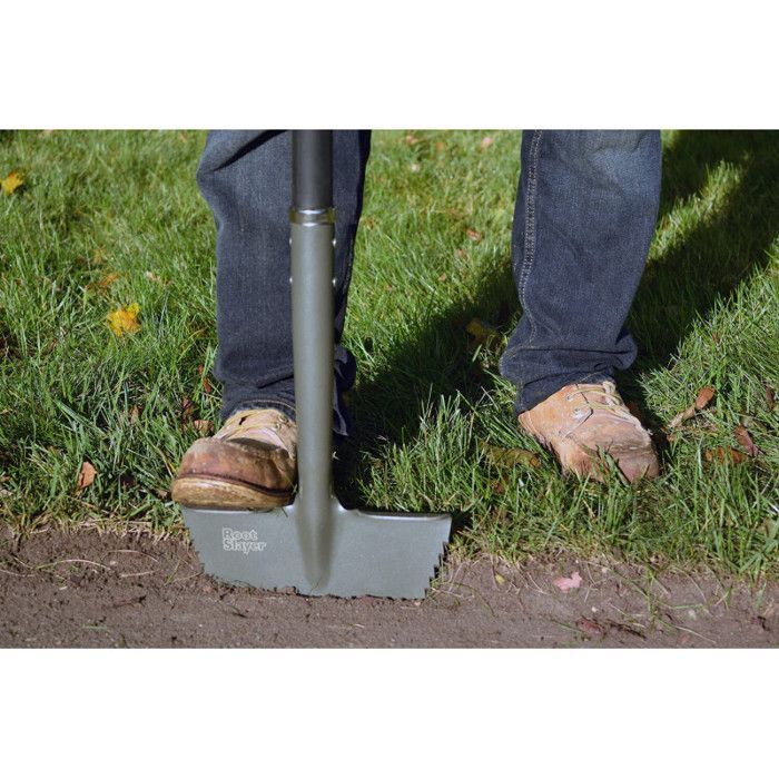 RootSlayer™ Pack - Black - Adult - RootSlayer™ Handheld + RootSlayer™ Edger - Garden - Carbon Steel - 360° Handle