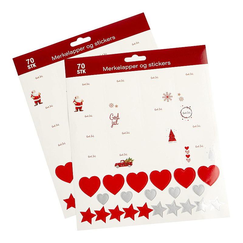 Etiketten/stickers voor thuisgebruik, 70 stuks