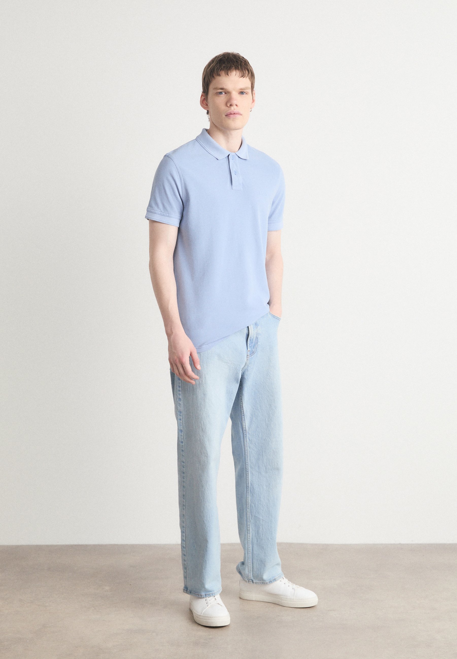 BOSS PRIME - Poloshirt - open blauw