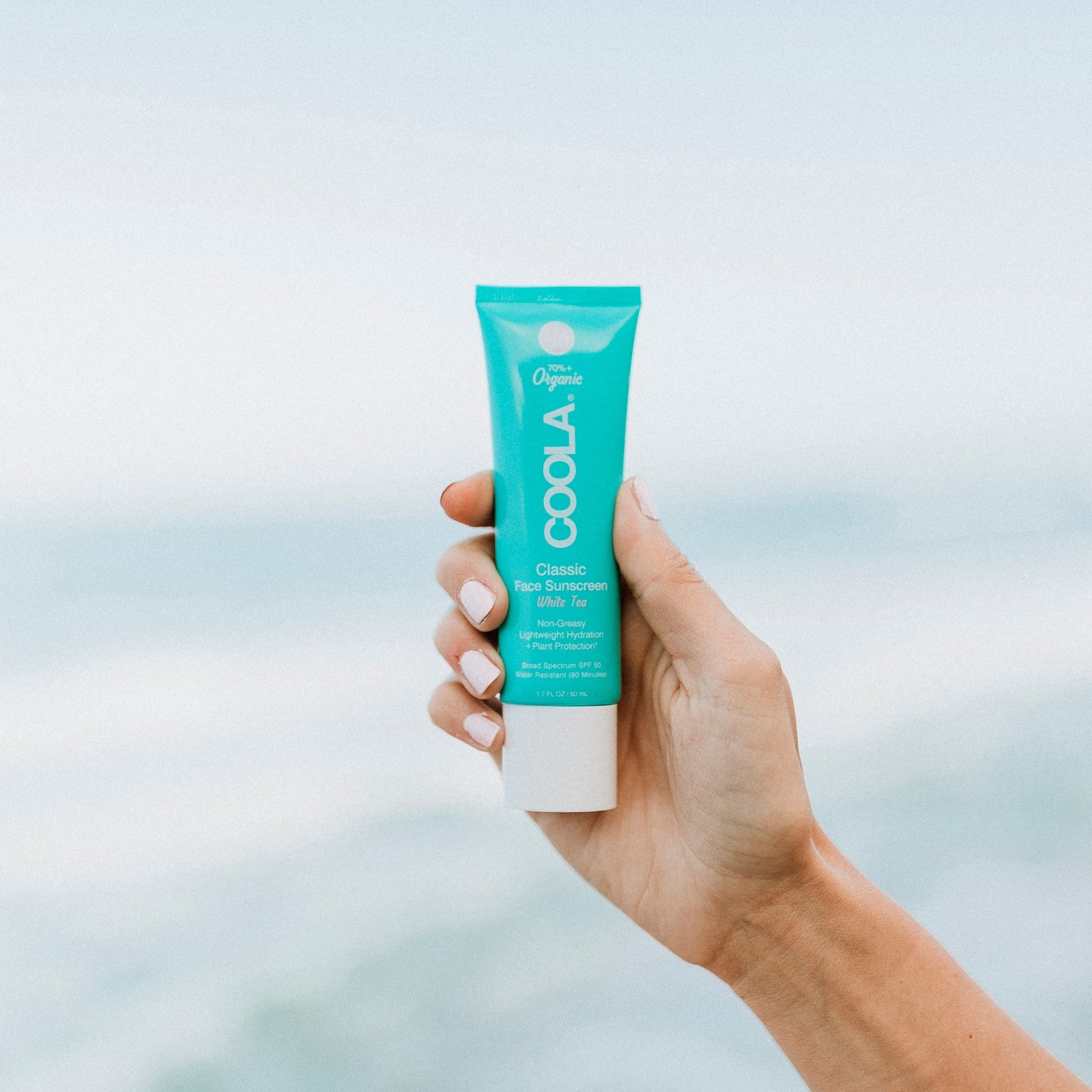 Coola Lotion Solaire Visage SPF50 au Thé Blanc