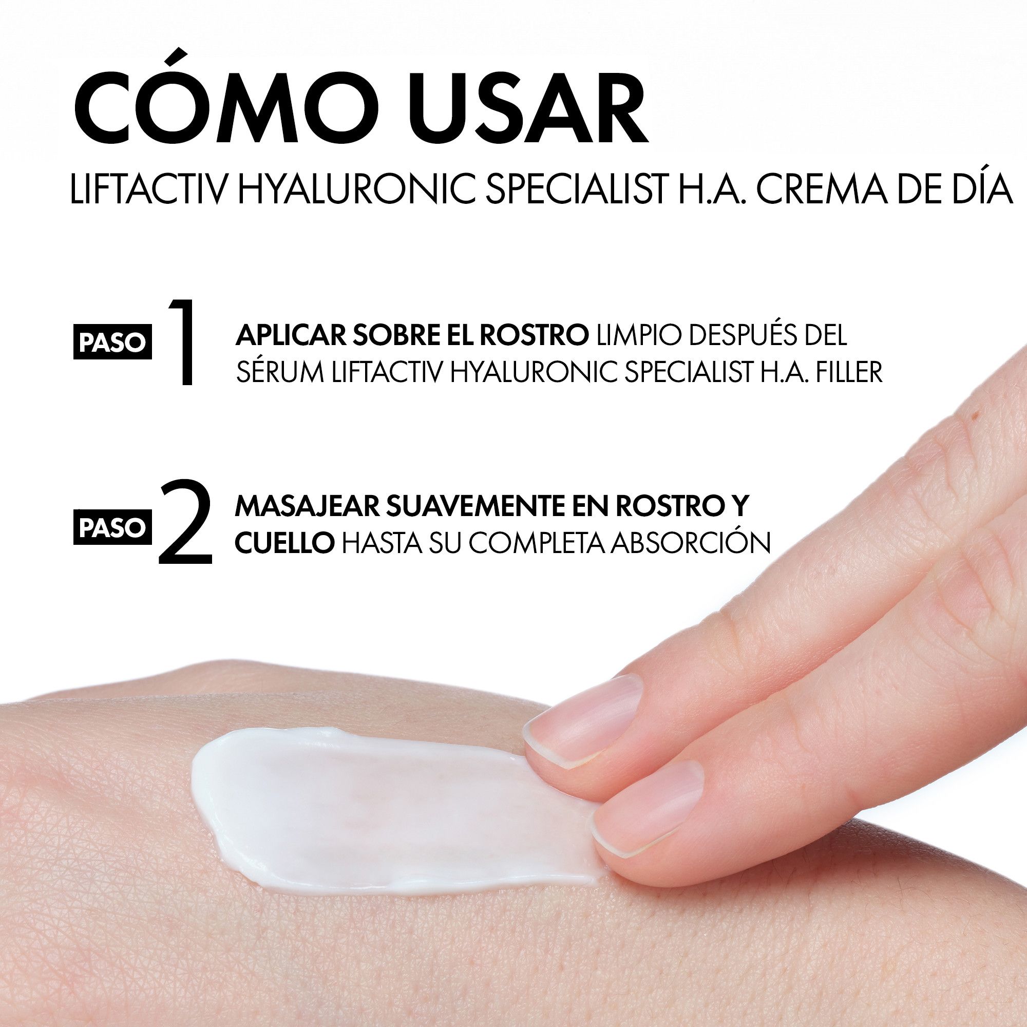 Liftactiv Hyaluronic Specialist HA pretgrumbu dienas krēms Pretgrumbu un novecošanās aizkavēšana