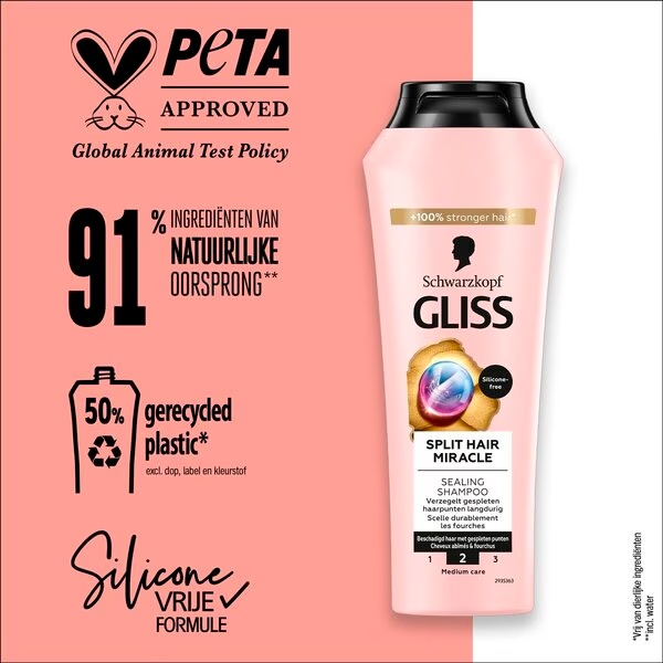 Gliss Split Hair Miracle Sealing šampon<br>250ml