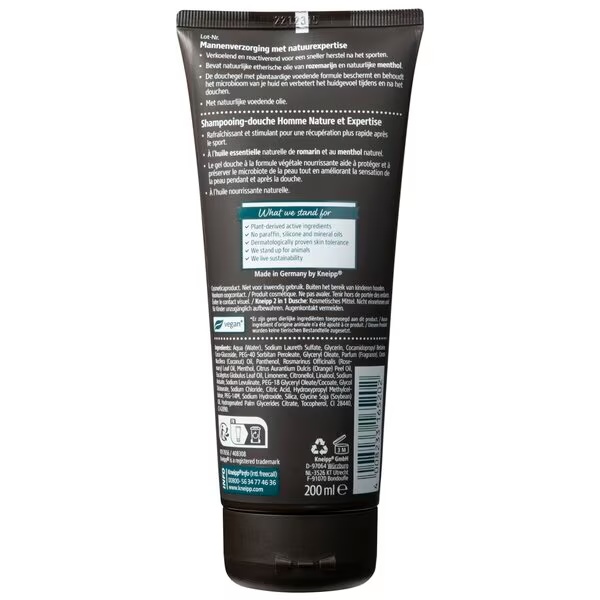 Kneipp Men Sport 2v1 šampón a sprchový gél<br>200ml - Normálna pleť