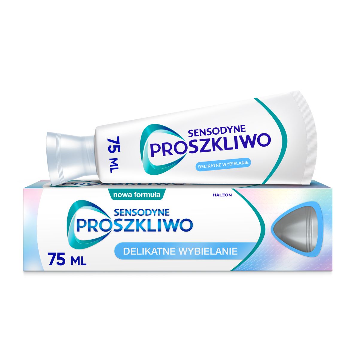 Sensodyne tandpasta, verfrissend, whitening, anti-cariës, voor rokers en tegen verkleuringen, 75 ml, poeder voor milde whitening van het glazuur.