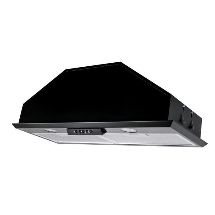 GURARI GCH B 051 70 BL Built-in cooker hood 70 cm Black 1000 m³/h extractor hood, air recirculation hood