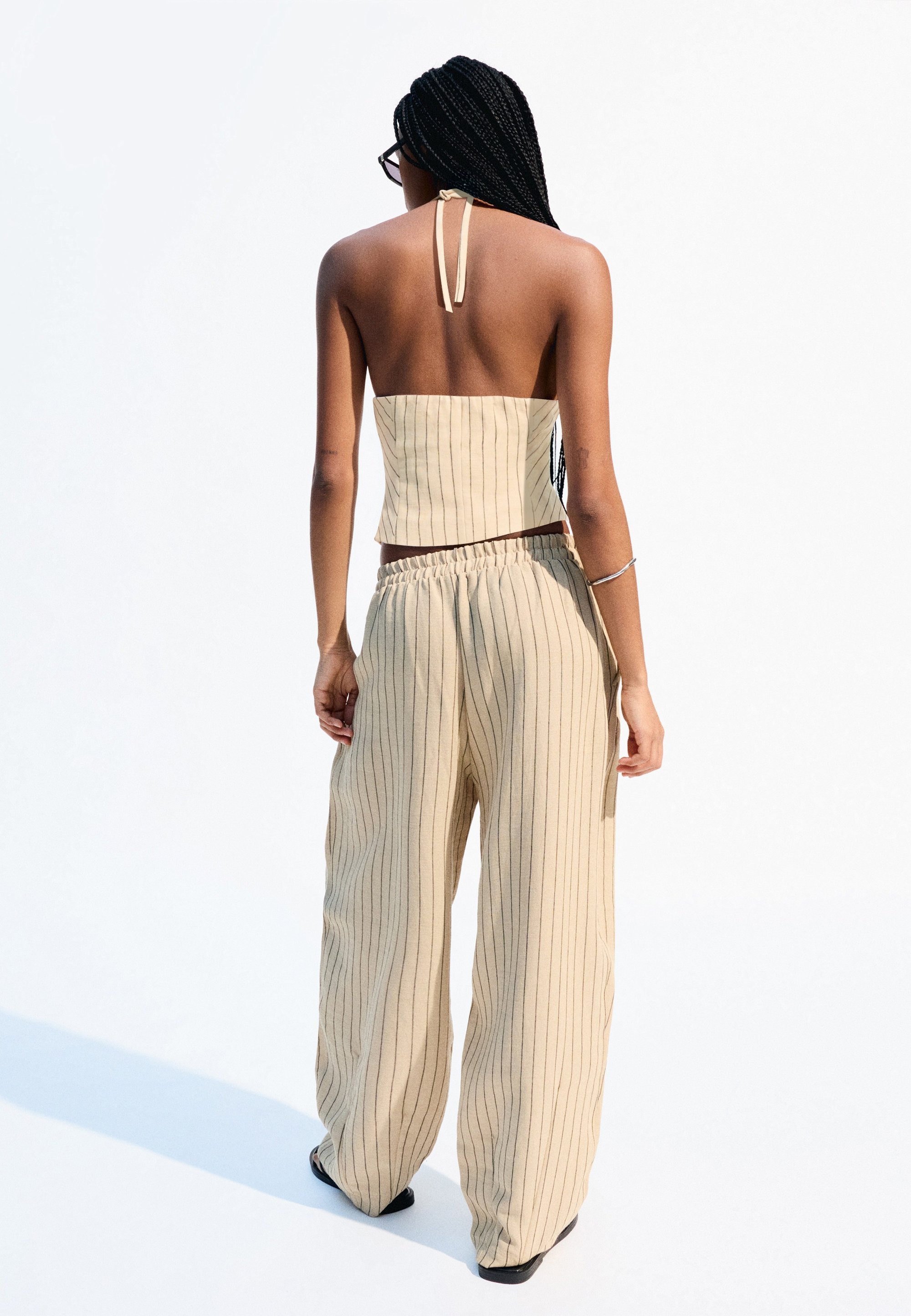 Bershka Broek - camel