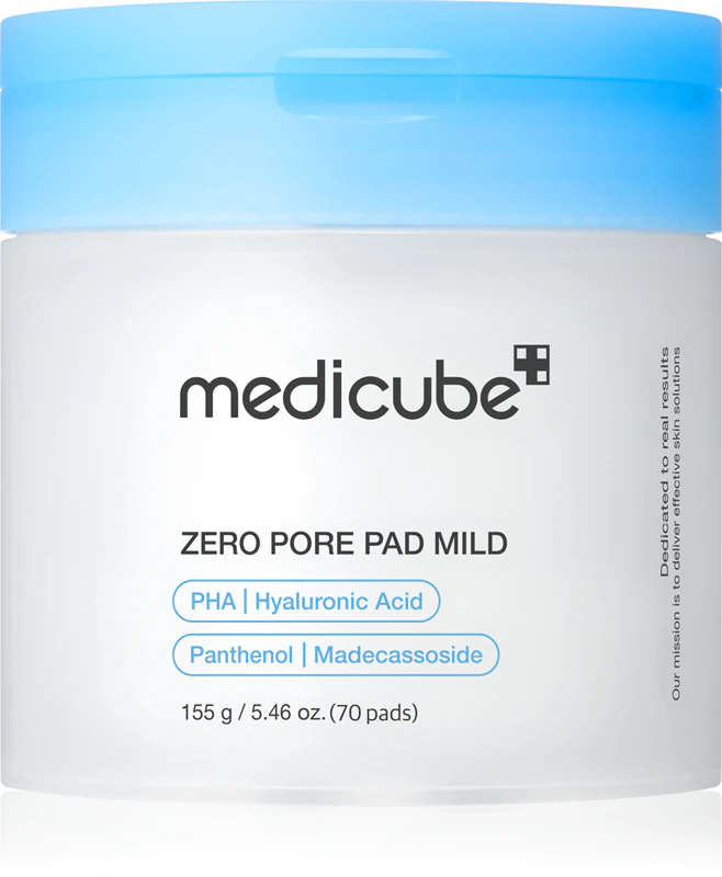 medicube Zero Pore Pad Milde exfoliërende gezichtspads voor de gevoelige huid