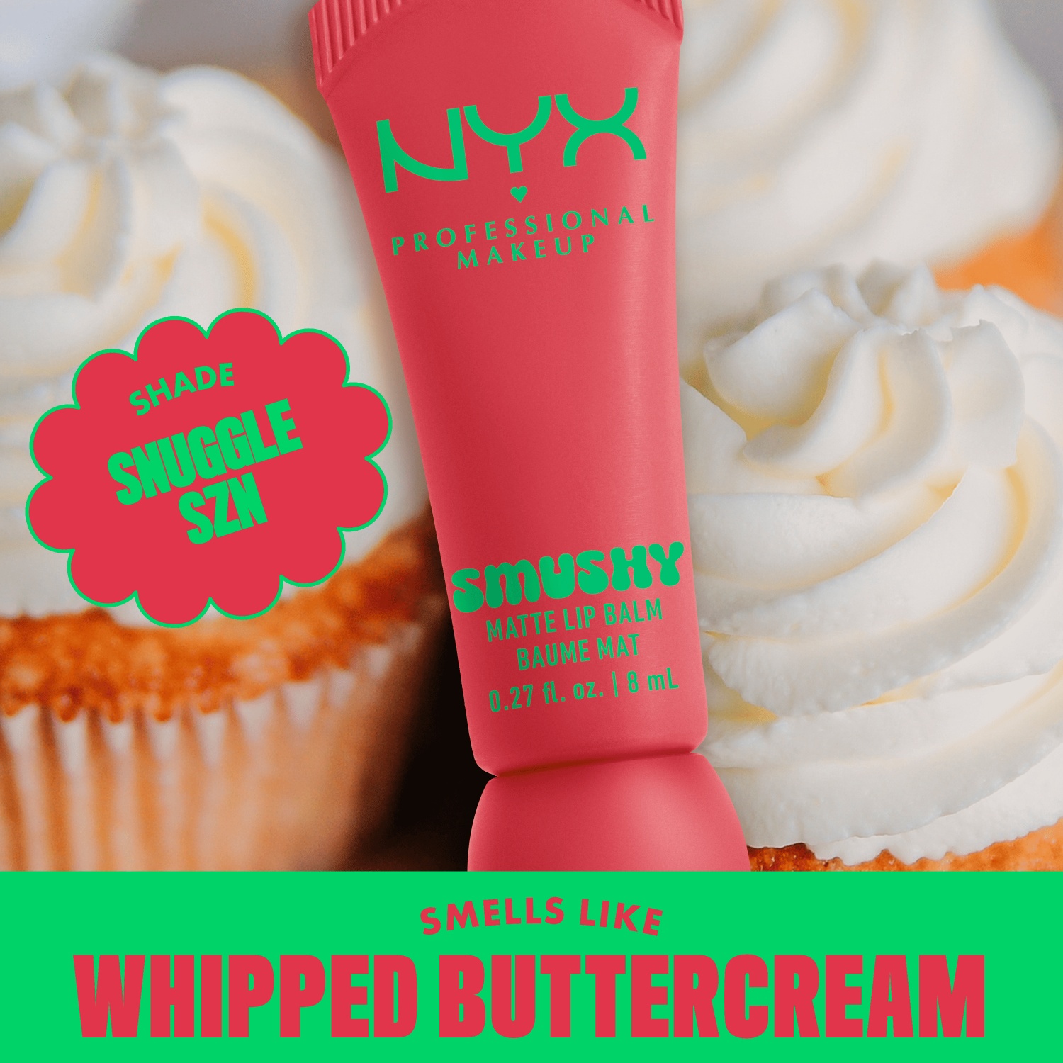 NYX Professional Makeup lūpu balzams Smushy matēts lūpu balzams - 8 ml