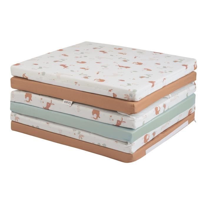 TINEO LITTLE FARMER 5-in-1 Maxi Smart Playmat - Multifunctional Developmental Playmat - 120x180x5 cm
