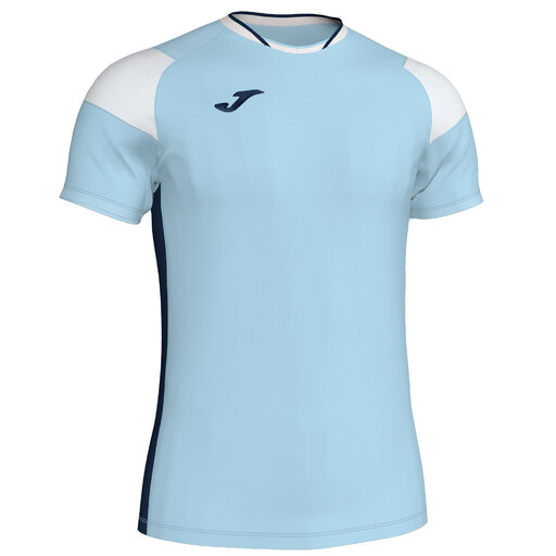 Camiseta Manga Corta Joma Crew Iii Celeste Blanco Marino