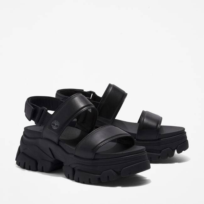 Sandalo a Doppia Fascia Adley Way da Donna in                colore nero
