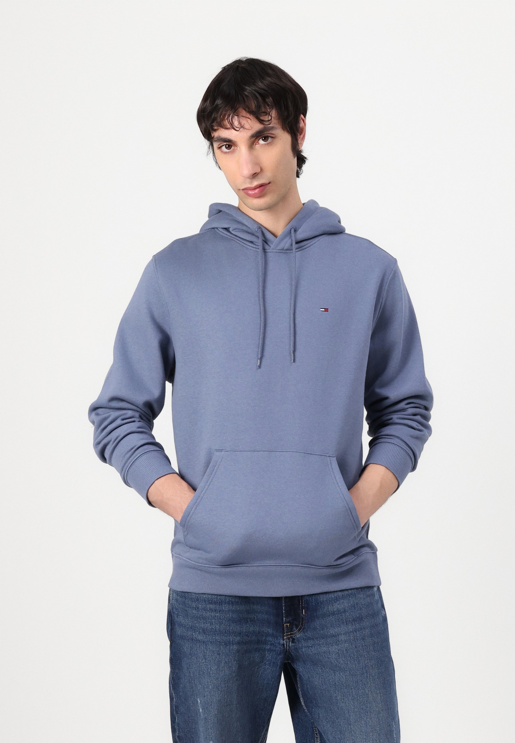Sweat à capuche Tommy Jeans Flag - Blue Moment