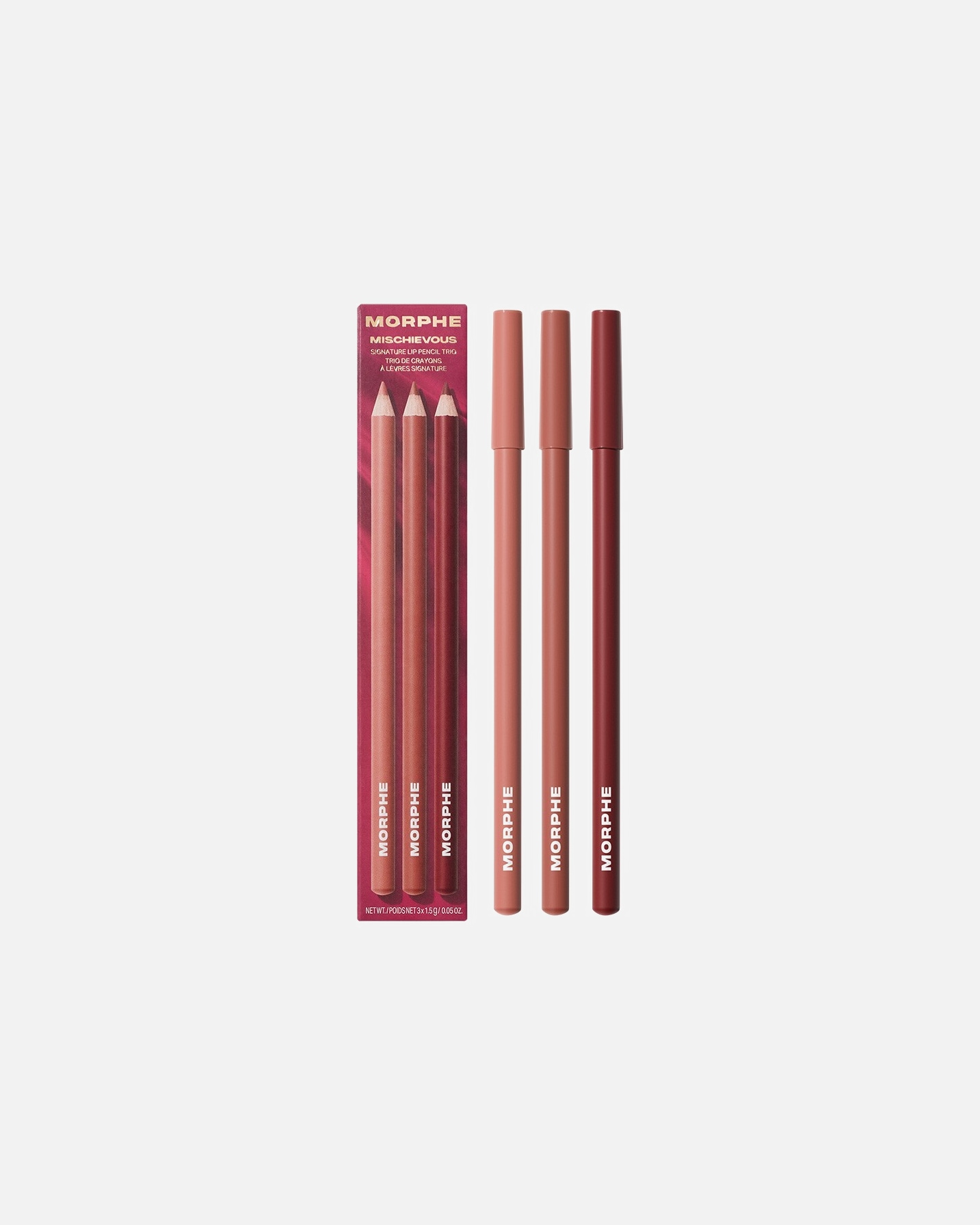 Morphe Lipliner Mischievous Signature Lip Pencil Trio - 1 Stück
