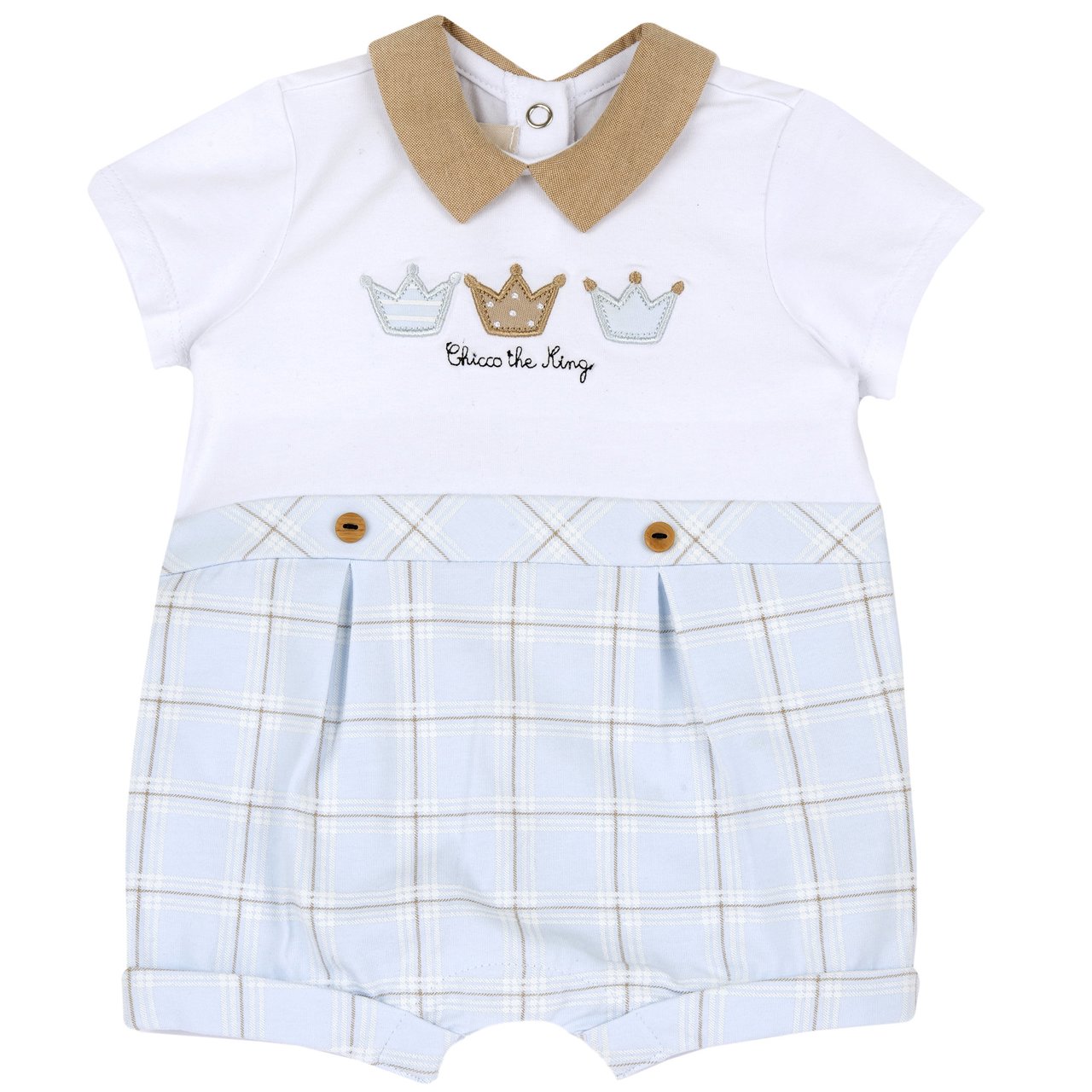 Overalls im Strampler-Stil mit Kronen